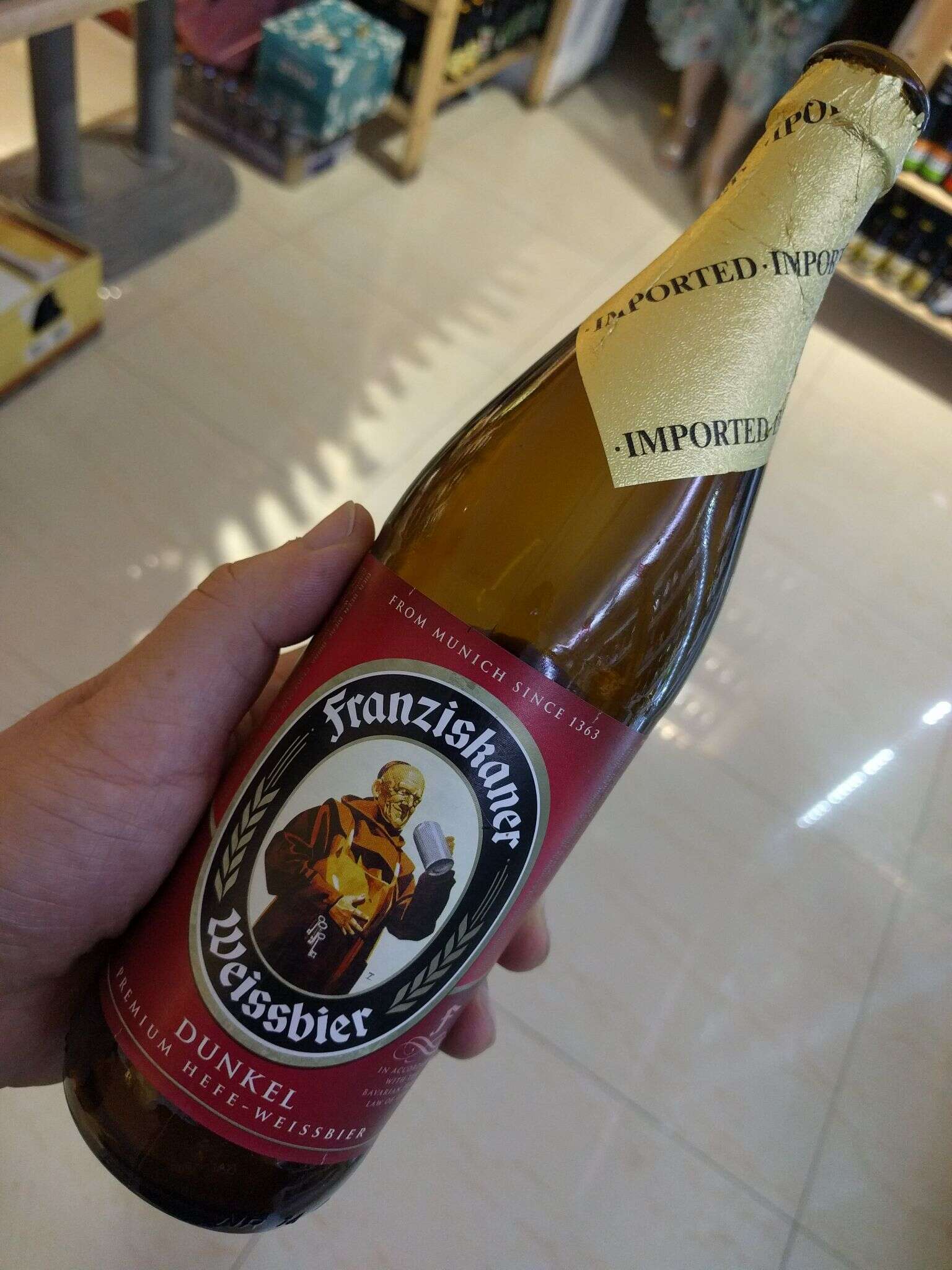 Franziskaner Hefe Weissbier Dunkel  20170816 210623